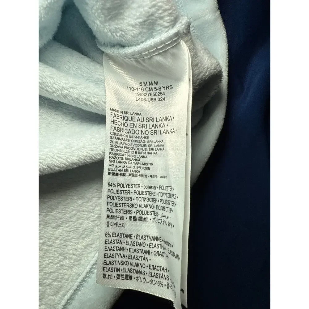 Nike velvet hoodie girls‎ medium 6 athleisure comfort y2k